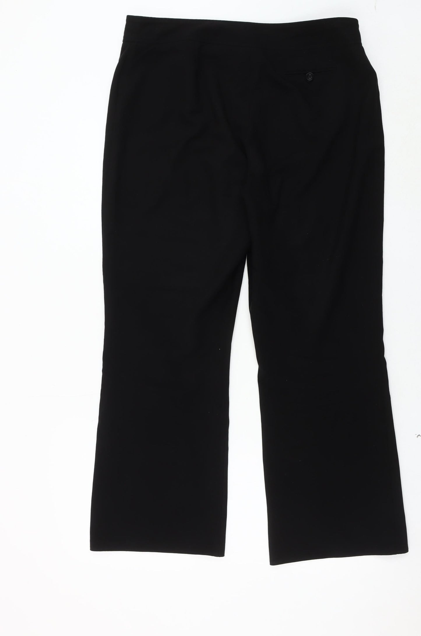 BHS Women's Black Straight Trousers Size 16