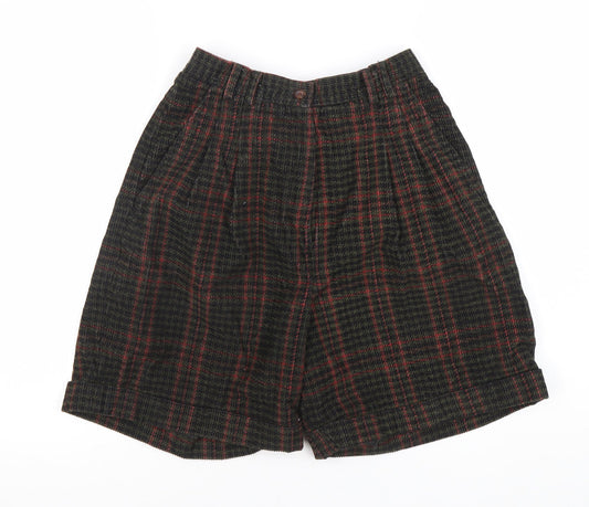 Rafaella Women's Multicoloured Plaid Shorts Size 8