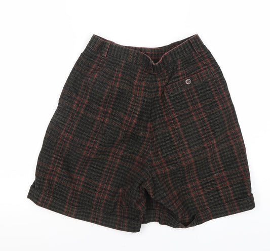 Rafaella Women's Multicoloured Plaid Shorts Size 8