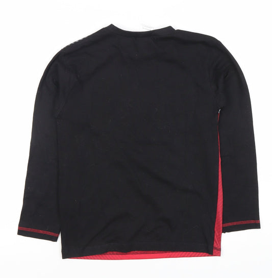 Manchester United Boys Black Jersey 9-10 Years Long Sleeve