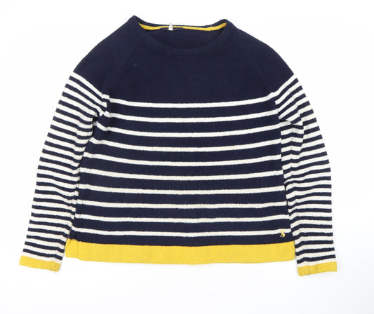 Joules Women Navy Striped Pullover UK 12
