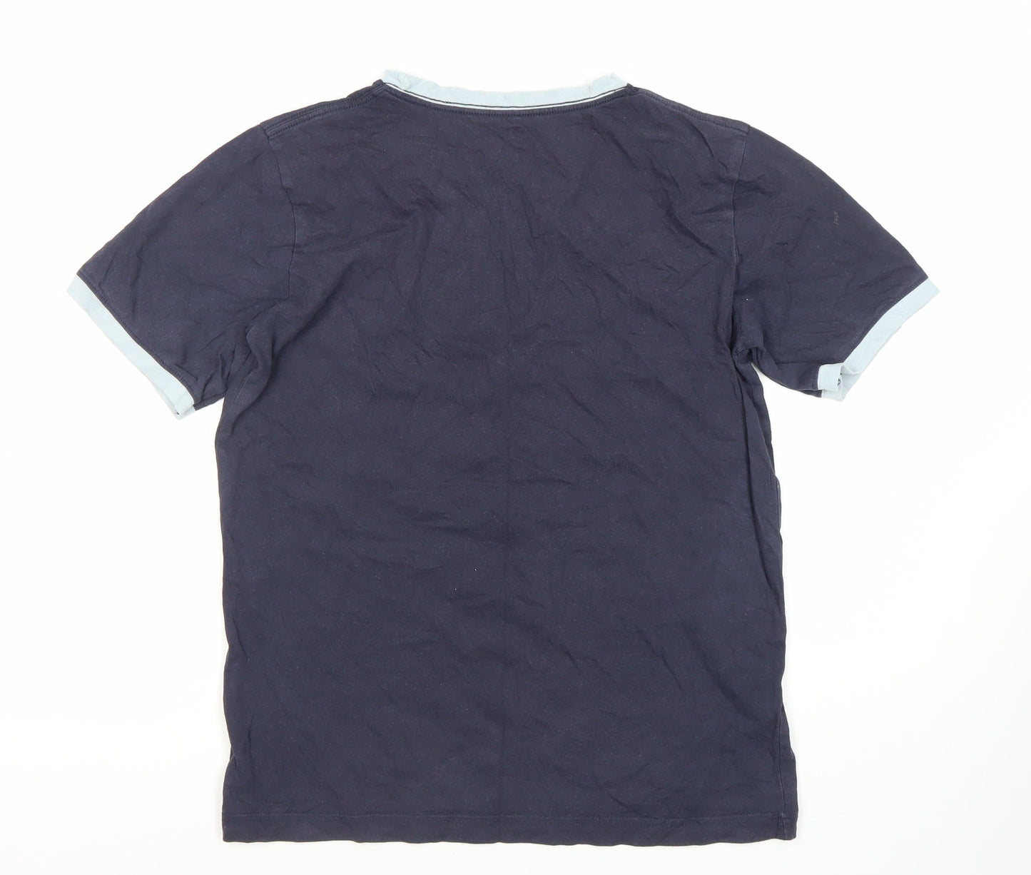 Converse Boys Blue XL T-Shirt with Logo, Casual Style