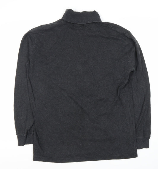 Polo Ralph Lauren Grey Men's Roll Neck Long Sleeve T-Shirt