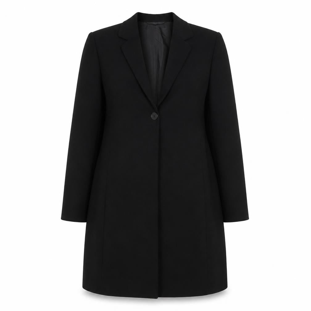 Maroon Collection Women's Black Blazer Size 12