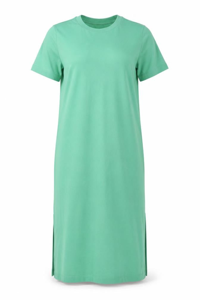 Monki Women’s Green Long T-Shirt Dress XS
