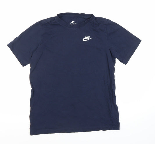 Nike Boys Blue Short Sleeve T-Shirt, Size 12-13, Casual Wear
