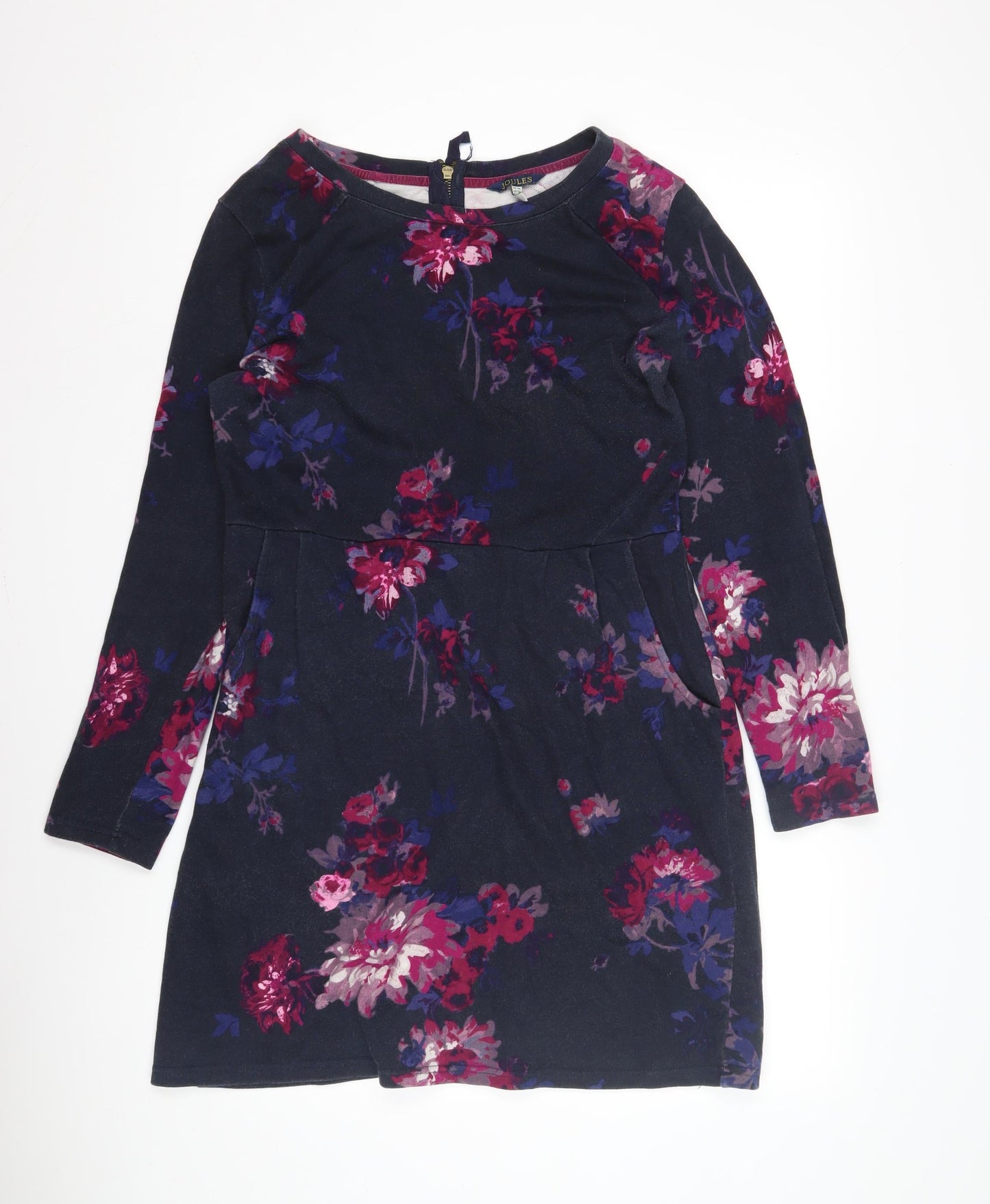 Joules Women's Floral T-Shirt Dress, Size 16, Multicoloured