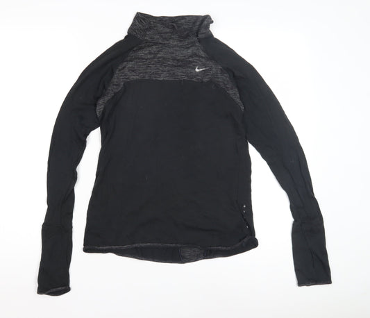 Nike Women's Black Long Sleeve Pullover Top S