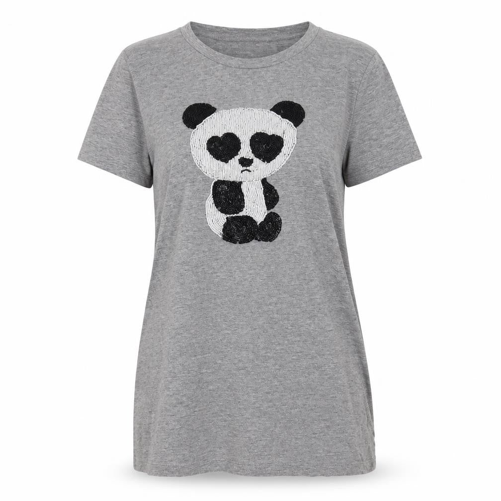 Womens UK Size S French Connection Grey Cotton T-Shirt