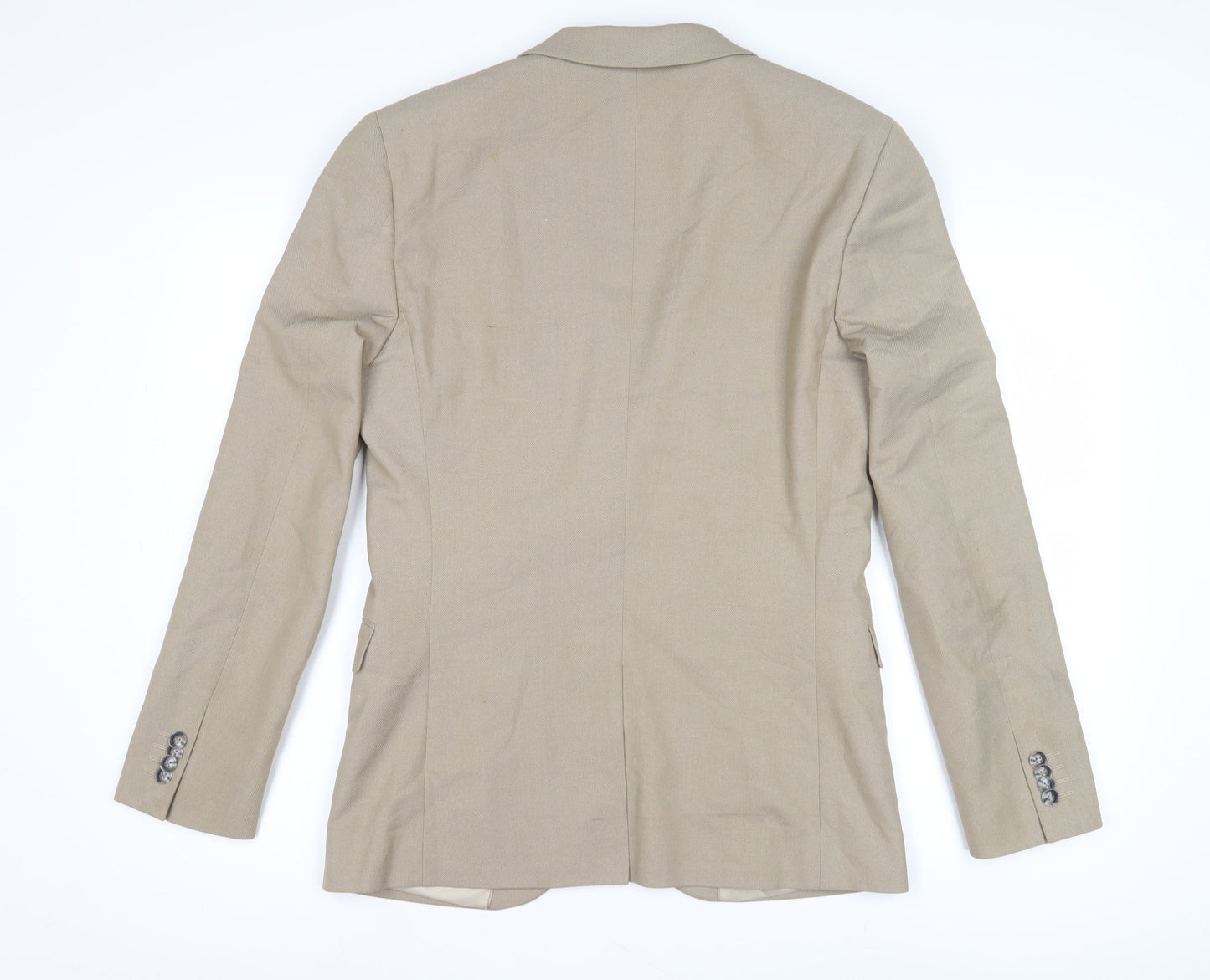 Topman Men's Beige Blazer, Size 38 Regular Fit
