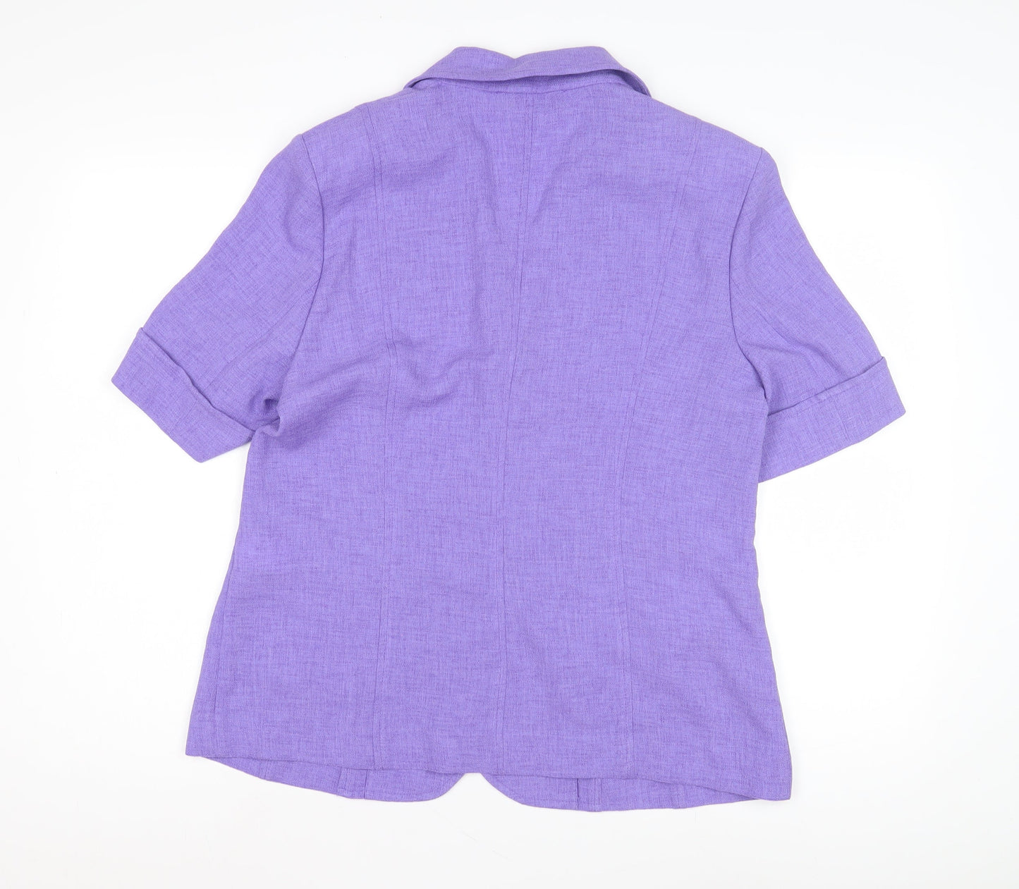 Eugen Klein Women's Purple Blazer, Size 14, Casual, Button