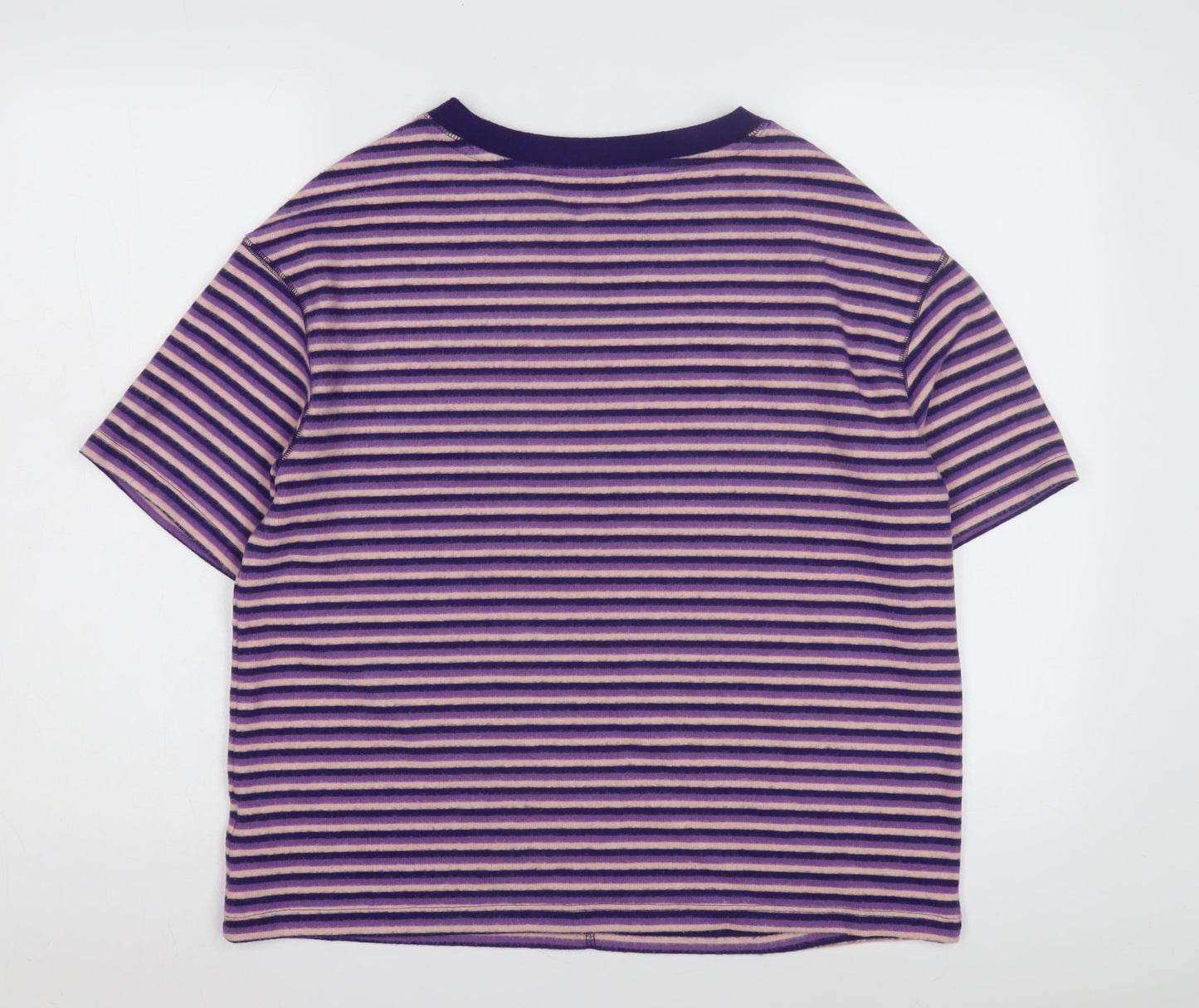 Marks and Spencer Women's Striped Multicoloured T-Shirt