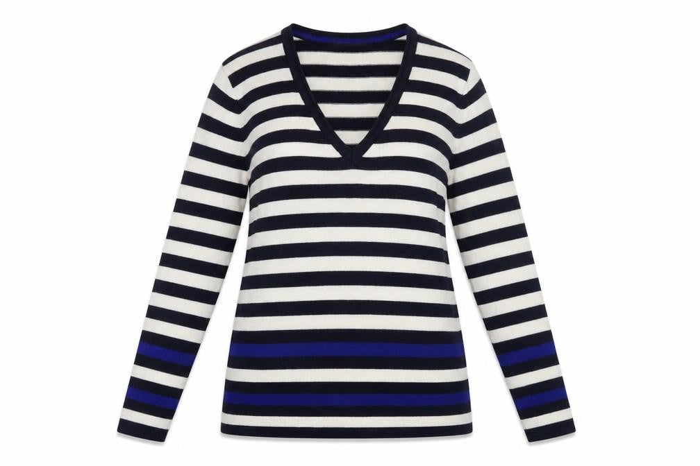Marks and Spencer Women's Multicoloured Striped Jumper