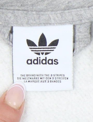 Adidas Girls Grey Sleeveless Hoodie 3-4 Years