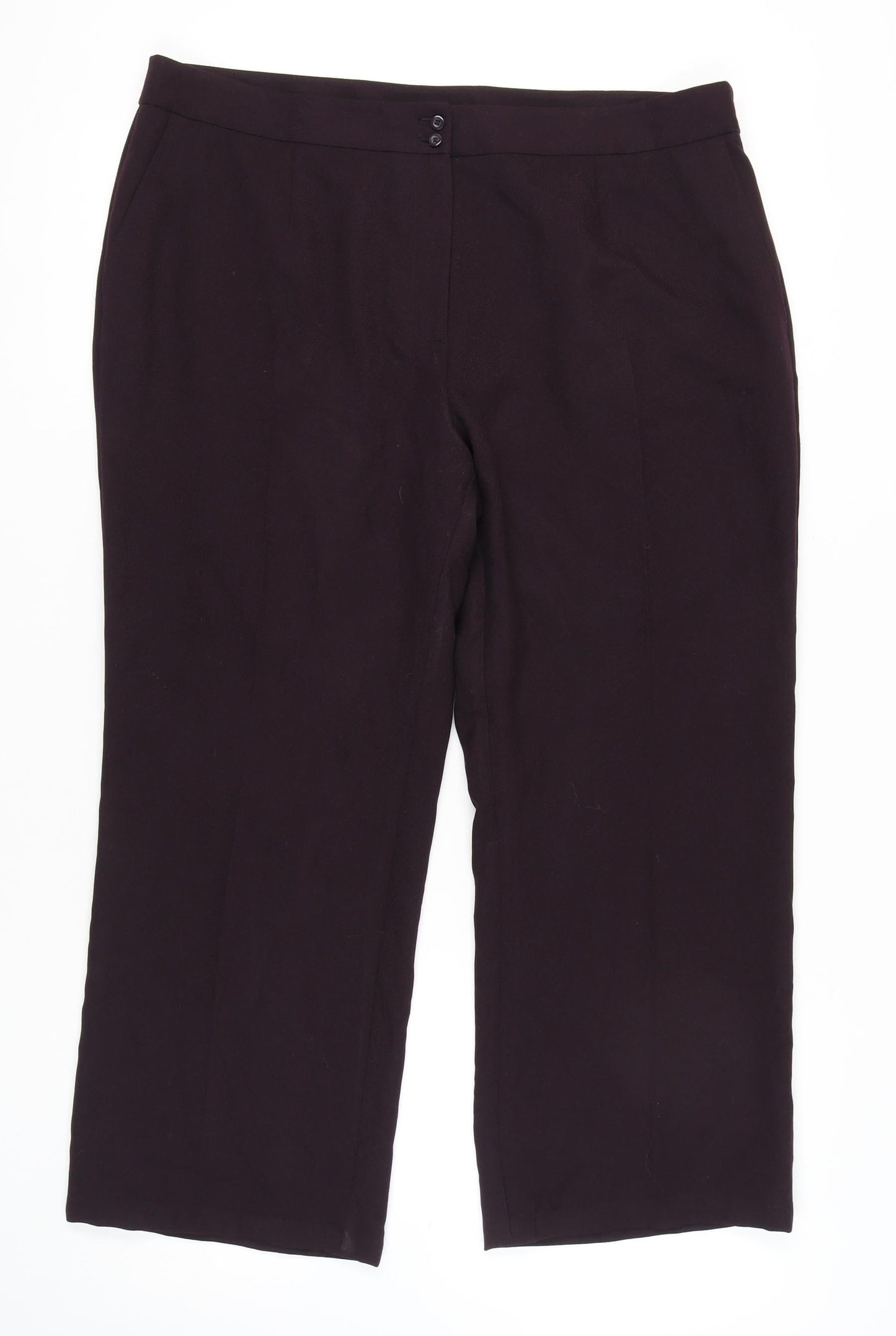 Isle Women's Black Trousers Size 20 Classic Fit