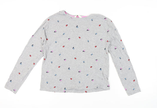 Marks and Spencer Women's Grey Pyjama Top S