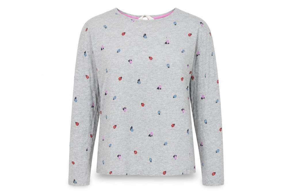 Marks and Spencer Women's Grey Pyjama Top S