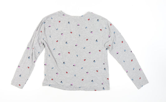 Marks and Spencer Women's Grey Pyjama Top S
