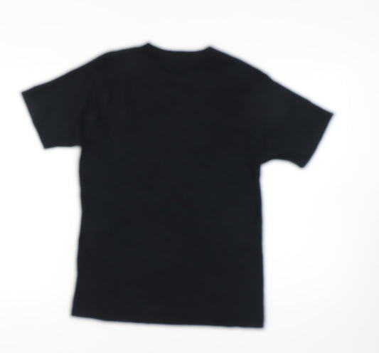 Reebok Men's Black M T-Shirt, Crew Neck, Athletic Style