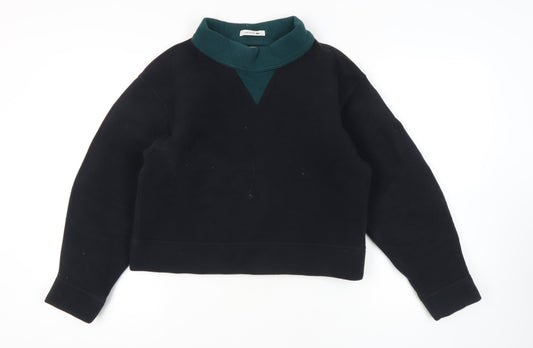Lacoste Women's Black Sweatshirt Size 10 - Casual Winter