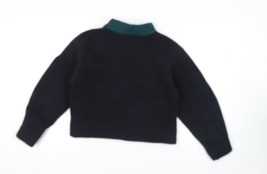 Lacoste Women's Black Sweatshirt Size 10 - Casual Winter
