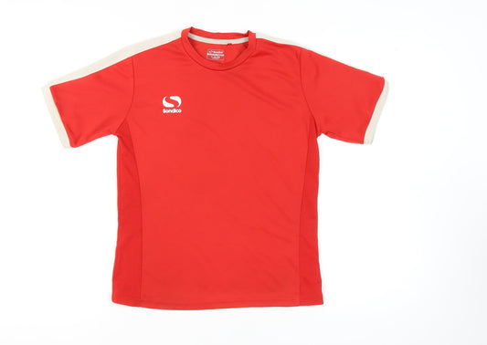 Sondico Boys Red Sports T-Shirt 11-12 Years Football Top
