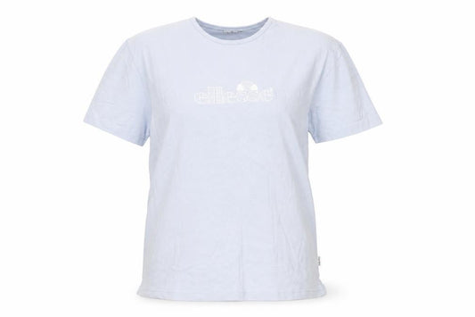 Womens UK Size 12 ellesse Blue 100% Cotton T-Shirt