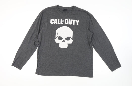 Call of Duty Grey Skull XL T-Shirt for Men