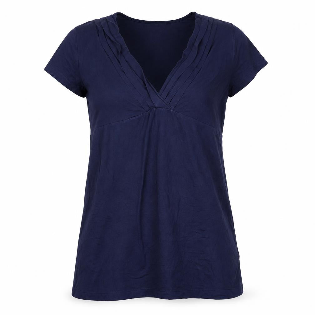 Womens UK Size M Gap Blue Viscose Blend T-Shirt