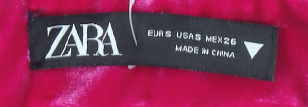Zara Women's Pink Bandage Short Skirt, Size S
