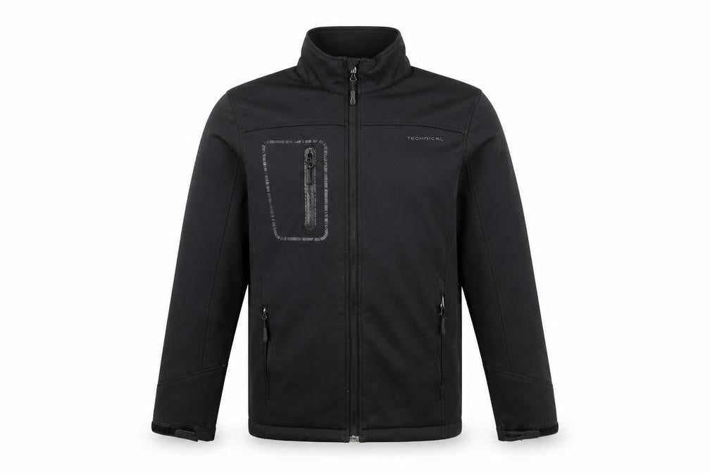 Technicals Men's Black Soft Shell Jacket M Waterproof