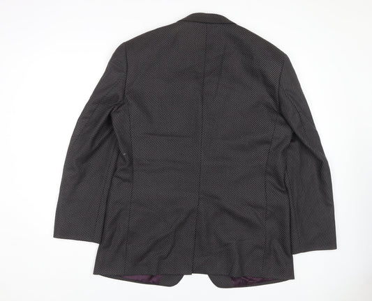 Marks and Spencer Men's Black Wool Blazer M