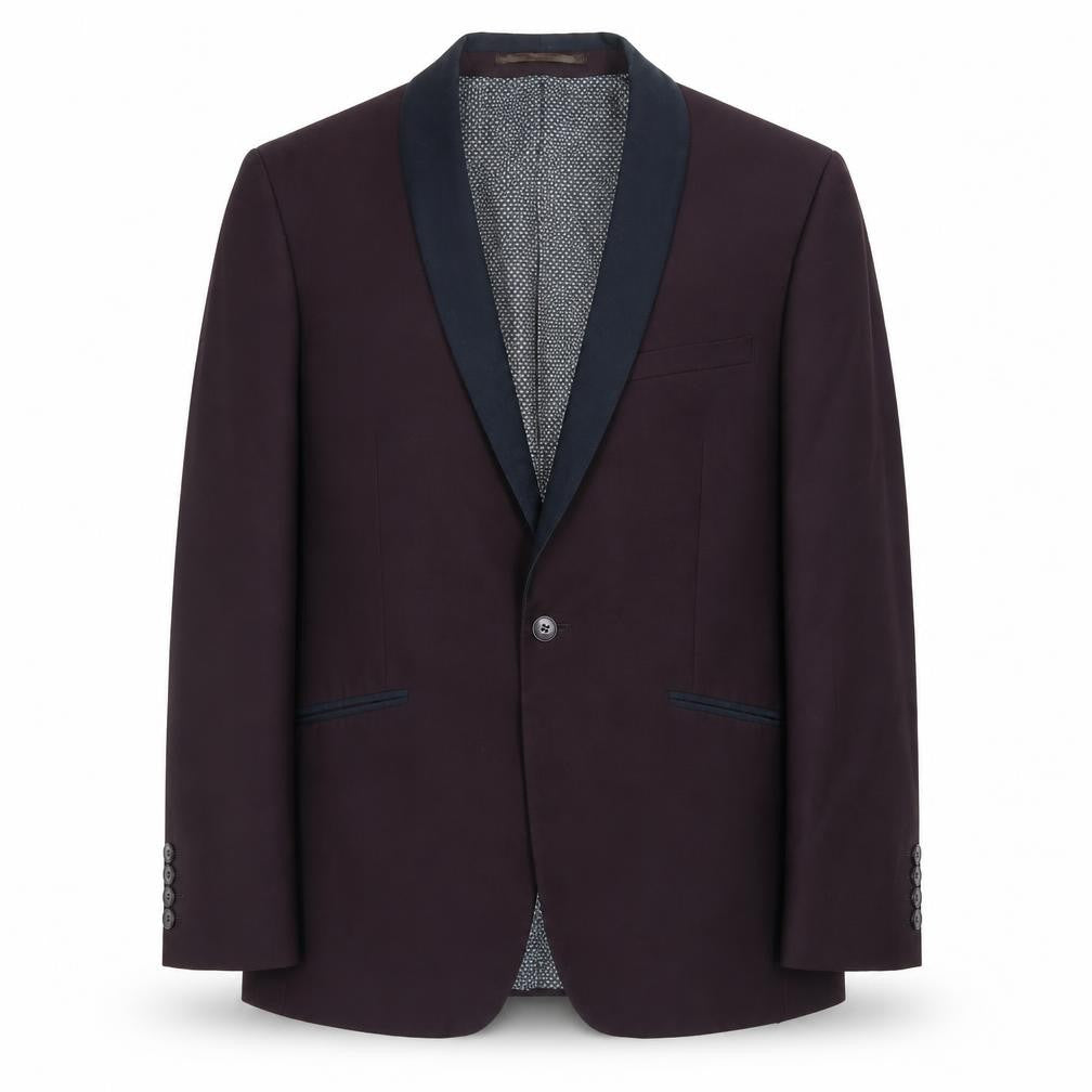 Front view of Red Herring Men's Purple Blazer -, size 40, Formal Jacket