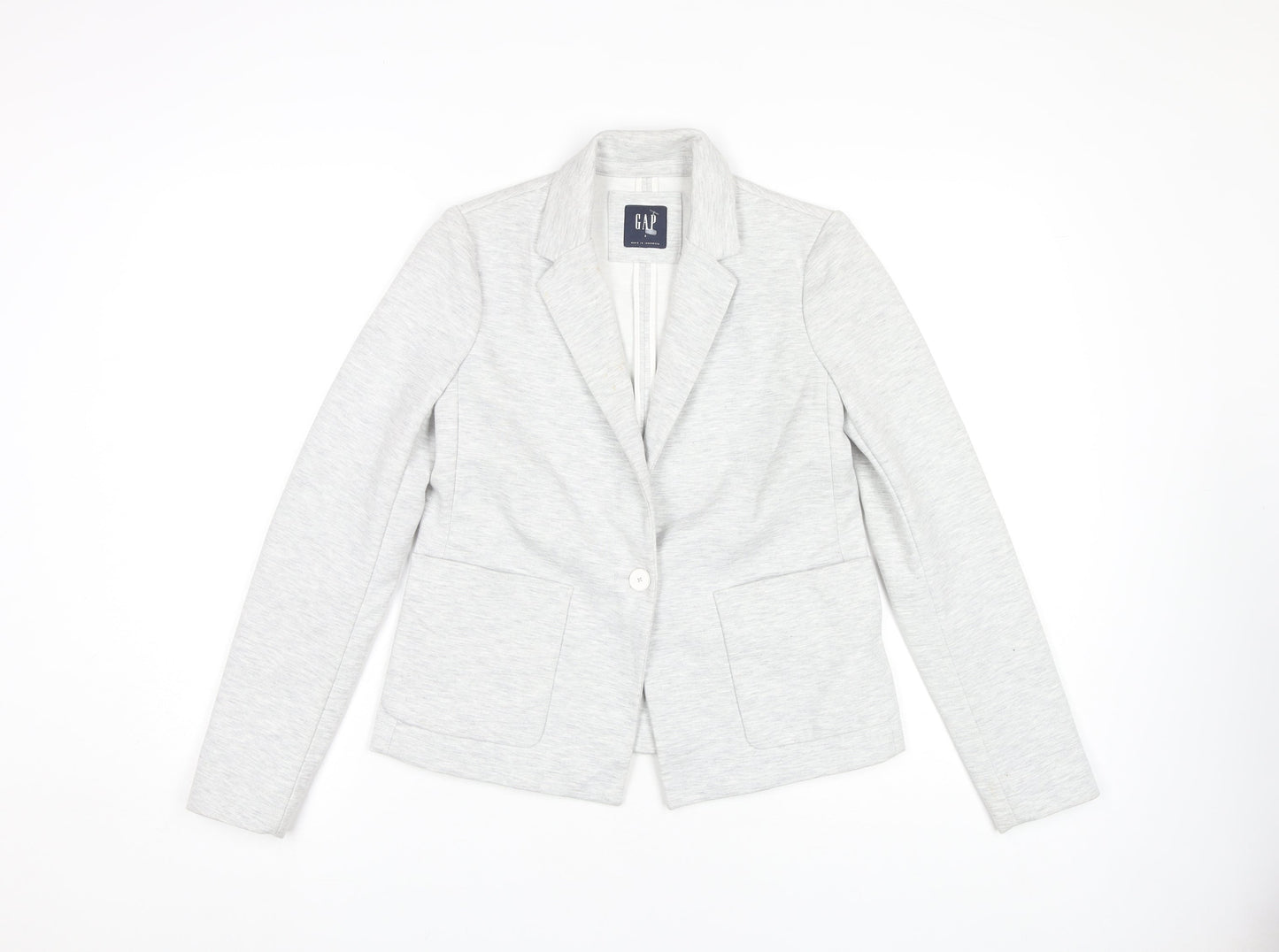 GAP Women's Grey Blazer, Size 2, Stylish and Chic