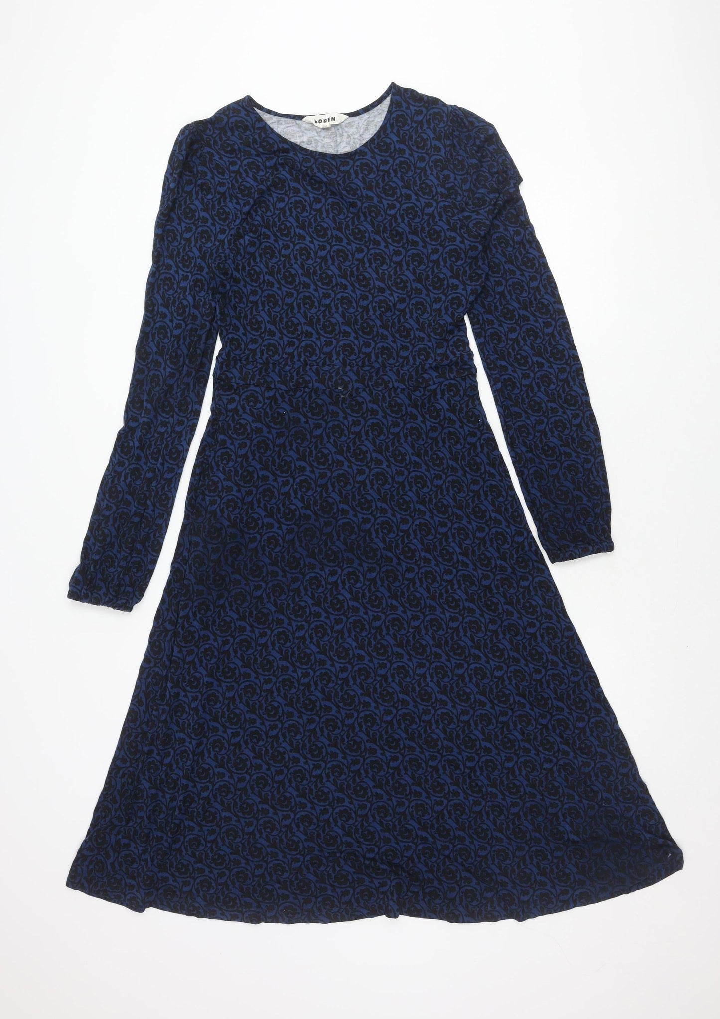 Boden Women's Blue Geometric Dress M