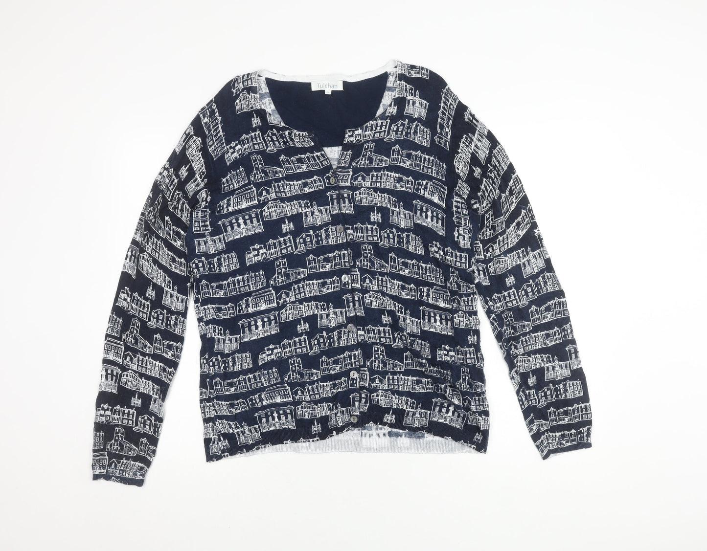 Tulchan Women's Blue Pullover Jumper Size 16