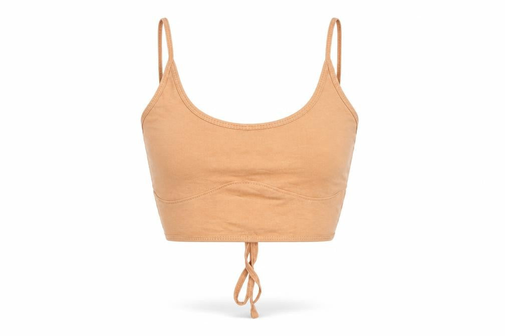 PrettyLittleThing Women's Beige Camisole Tank Top - Size 6