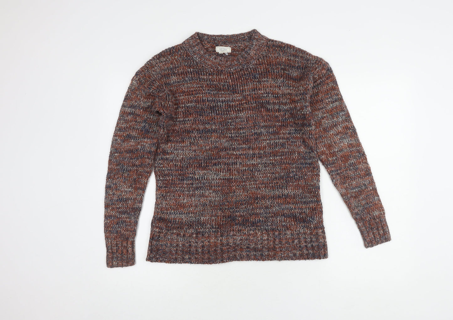 Fat Face Women's Multicoloured Chunky-Knit Pullover Jumper