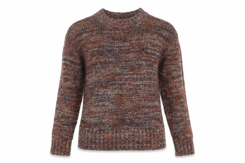 FatFace Women's Multicoloured Chunky-Knit Pullover Jumper