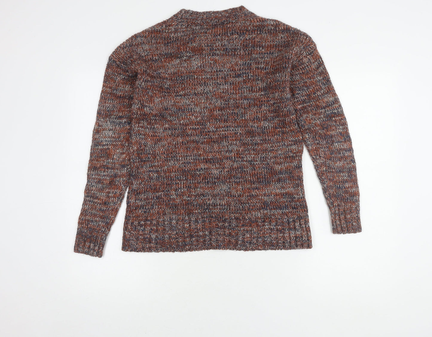 Fat Face Women's Multicoloured Chunky-Knit Pullover Jumper