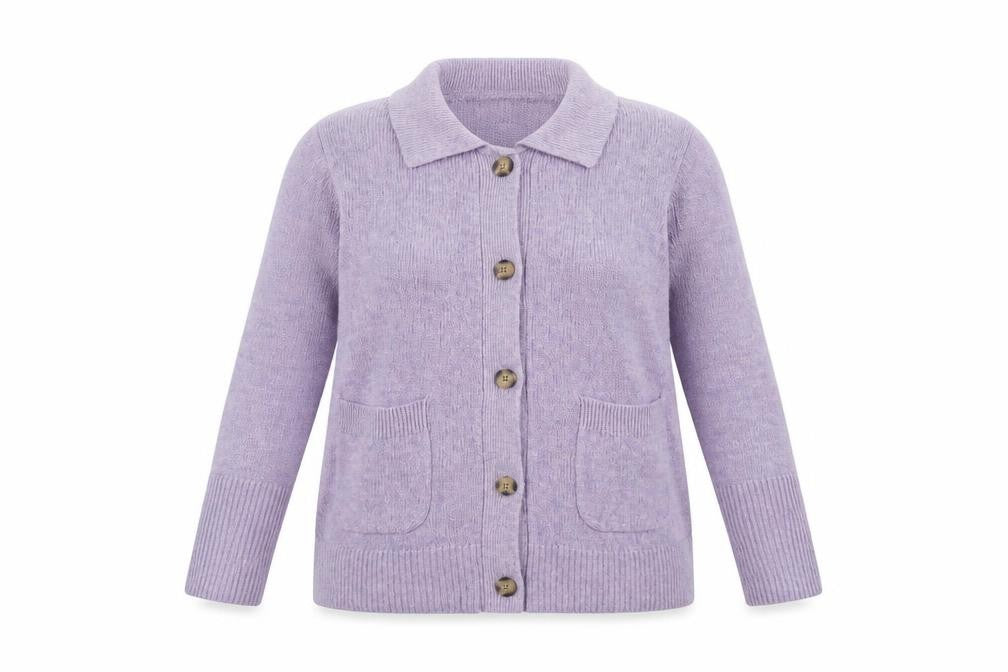 Marks and Spencer Women's Purple Cardigan Size 16