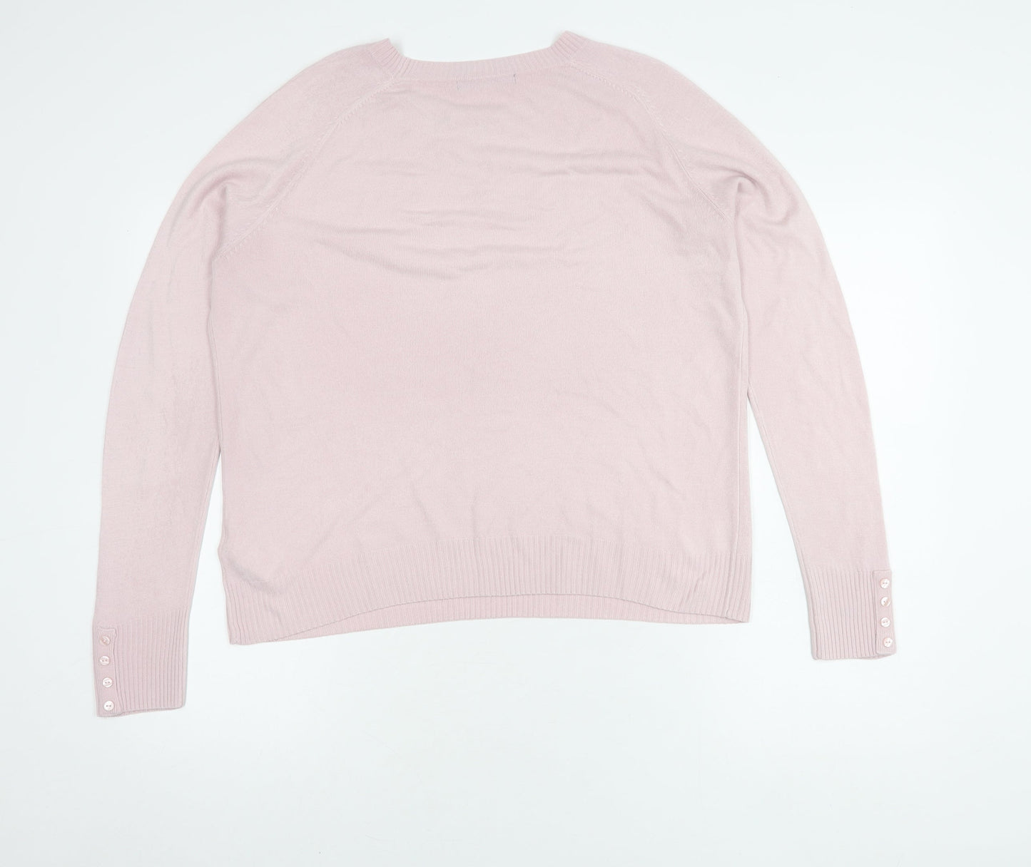 Marks & Spencer Women's Pink Pullover Jumper, Size 14
