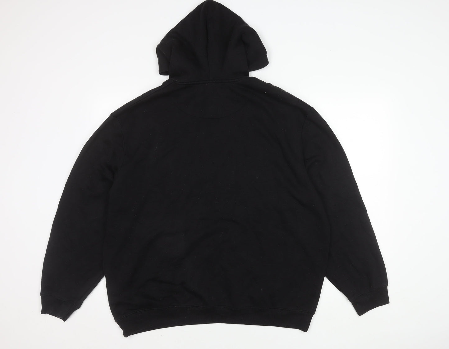 boohooMAN Men's Black Pullover Hoodie Size M