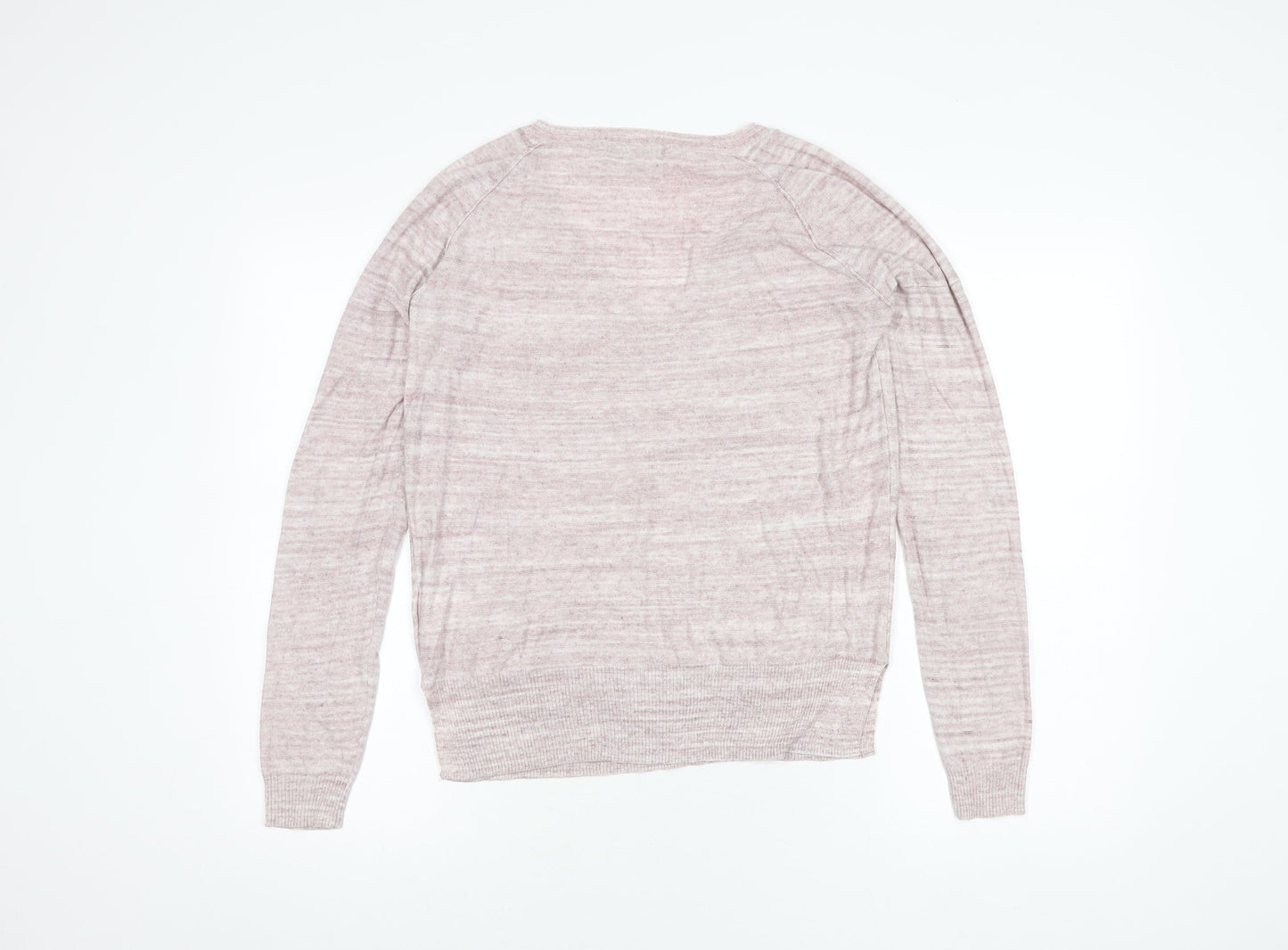 Next Women's Multicoloured V-Neck Pullover Jumper Size 6