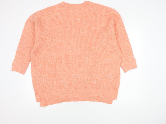 JD Williams Women's Orange Pullover Jumper - Size 20/22
