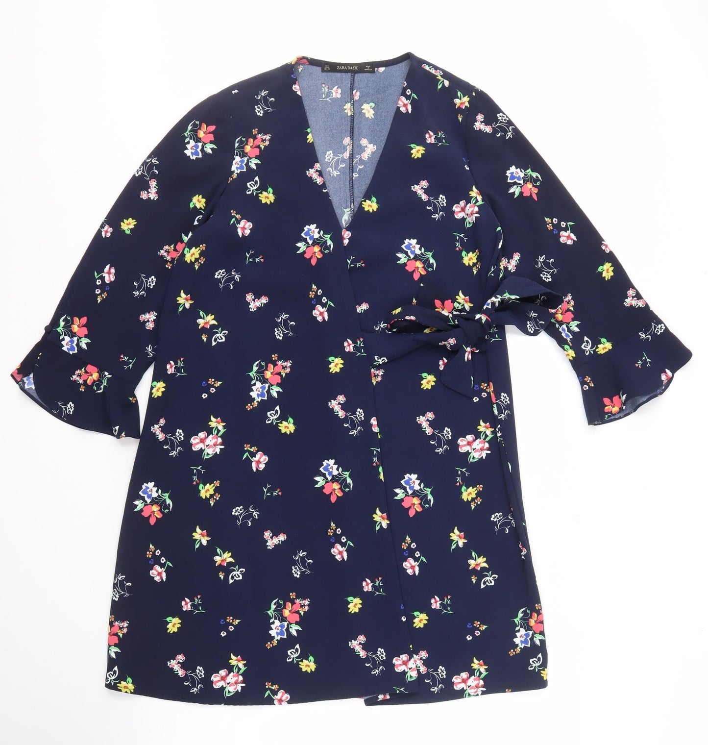 Zara Basic Women's Multicoloured Floral Dress Size S