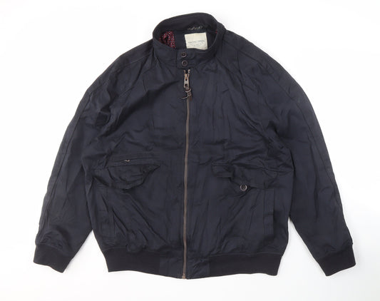 Racing Green Men's XL Blue Bomber Jacket