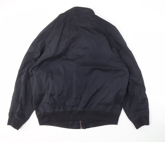 Racing Green Men's XL Blue Bomber Jacket