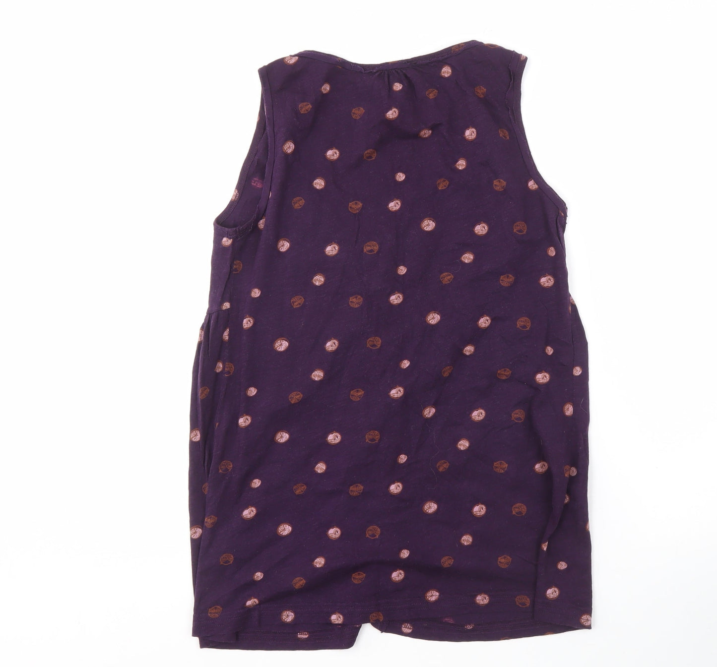 White Stuff Women's Purple Polka Dot Blouse