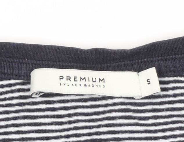 Jack & Jones Men's Multicoloured Striped T-Shirt S